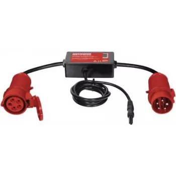 BENNING 044140 3-fase actieve meetadapter voor CEE 16A 5-polige stopcontacten, 400V