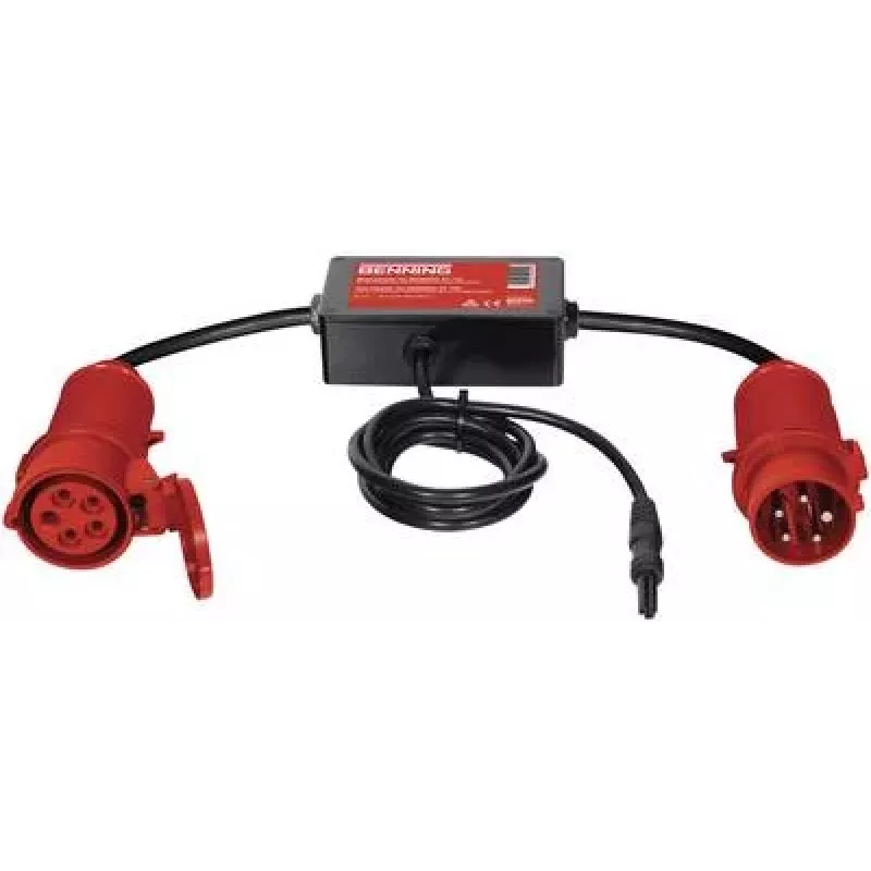 BENNING 044140 3-fase actieve meetadapter voor CEE 16A 5-polige stopcontacten, 400V