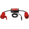 BENNING 044140 3-fase actieve meetadapter voor CEE 16A 5-polige stopcontacten, 400V
