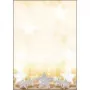 Sigel kerstmotiefpapier glinstersterren - A4 (210 x 297 mm) - 90 g/m² - 100 vel (DP029)