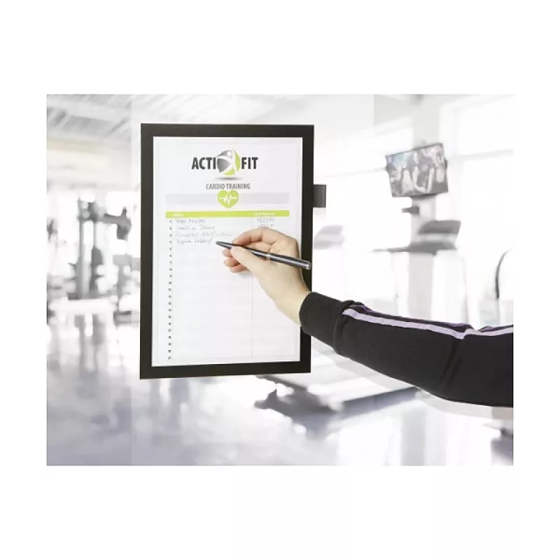 DURABLE DURAFRAME NOTE A4 magnetisch informatiemraam, zwart 499301