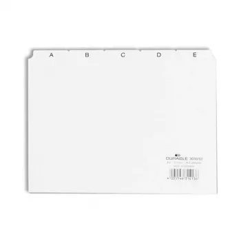 DURABLE leitregister A5 5/5-delig A-Z geprint PP 1 st 365002