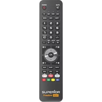 Superior Electronics Freedom universele programmeerbare afstandsbediening zwart SUPTUB003