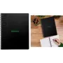 Rhodia Greenbook College notitieboek A5+ geruit zwart 119924C