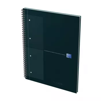 Oxford International Collegeblock notitieboek, DIN A4+, geruit, hardcover, spiraalgebonden, 80 vel, SCRIBZEE-compatibel 400191148