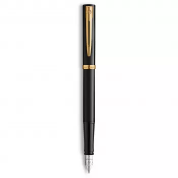 Waterman Allure Impression vulpen, zwart met goudbeslag, middelste pen 2225500