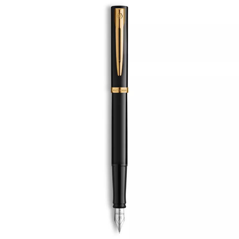 Waterman Allure Impression vulpen, zwart met goudbeslag, middelste pen 2225500