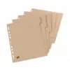 Oxford TOUAREG A4 kartonregister, 5 tabbladen, blanco, beige, recyclingpapier 280 g/m², universele perforatie (1 set) 100204964