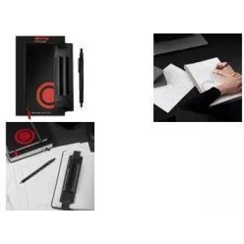 Rotring 600 vulpotlood 0,5 mm zwart geschenkset 2224710