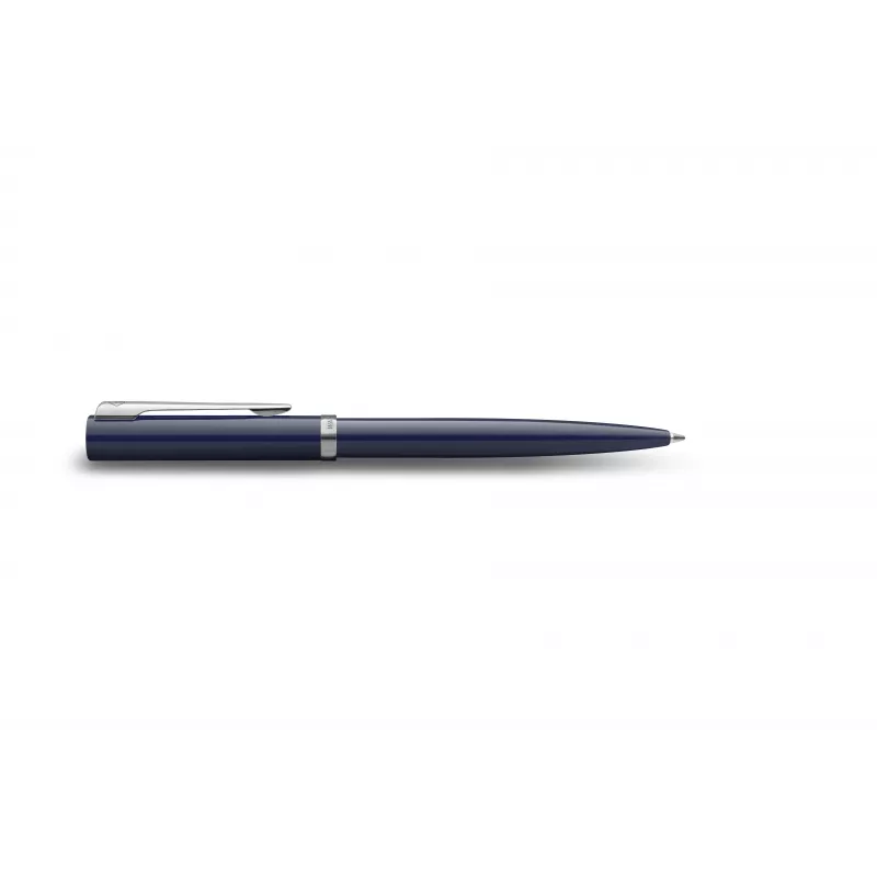 Waterman Impression balpen – blauwe lak, chroom sierring, middelste punt, geschenkdoos 2225468