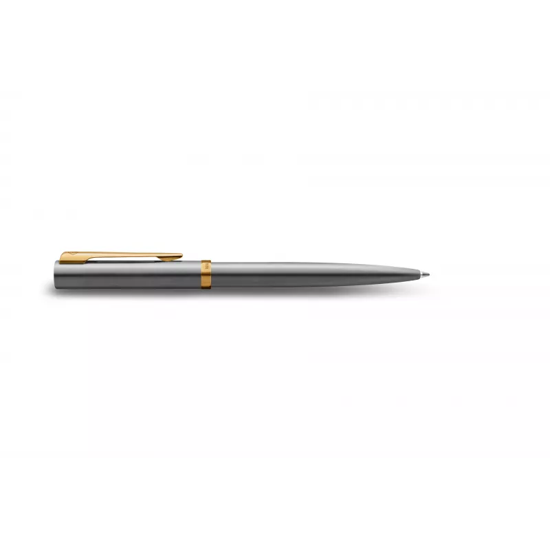 Waterman Impression balpen van edelstaal met goudbeslag, medium blauw, geschenkdoos 2225495