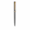 Waterman Impression balpen van edelstaal met goudbeslag, medium blauw, geschenkdoos 2225495