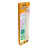 BIC Evolution PASTEL grafietpotloden HB 2 mm diverse pastelkleuren 12-pack 518307
