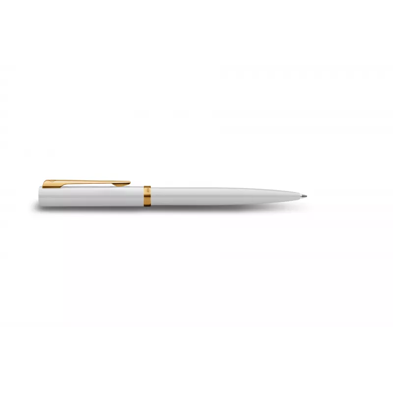 Waterman Allure Impression balpen, wit lak, goud accent, middelblauwe inkt 2225511