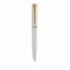 Waterman Allure Impression balpen, wit lak, goud accent, middelblauwe inkt 2225511