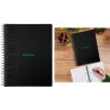 Rhodia Greenbook collegeblok A4+ geruit zwart 119922C