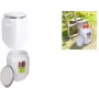 EDA opslagvat 25 L, kunststof, wit, met deksel, multifunctioneel, 1 stuk 010558 NA