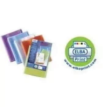 ELBA POLYVISION presentatiemap A4, 20 transparante hoezen, PP 0,7 mm 054034-17