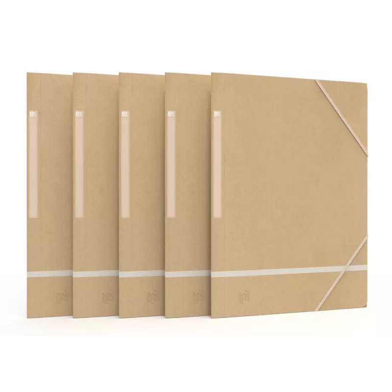 Oxford TOUAREG hoekelastiekmap A4+ beige 450 g/m² TCF recyclebaar (1 stuk) 400081545