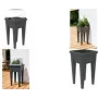 EDA mini verhoogde bak VEG&Table Aromatique, antraciet, 23L, 385x385x680mm 013927 G.ANT CX
