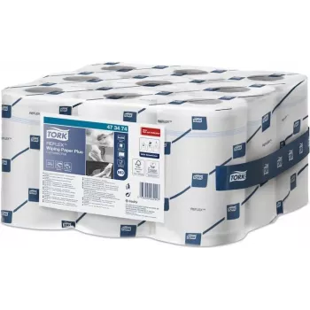 TORK Reflex multifunctionele reinigingsrol, 2-laags, wit, 67 m, geperforeerd, ongeëmbossed, 1 rol (473474)