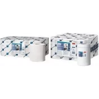 Tork Reflex multifunctionele reinigingspapierrol, 2-laags, wit, 150,8 m, geperforeerd, 450 vellen (473472)