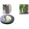 EDA plantenroller met 5 multidirectionele wielen, steenoptiek, antracietgrijs, 30 cm diameter, 60 kg draagvermogen (010940 G. ARD C)