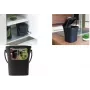EDA KOMPOST 6L antraciet compostbak met deksel en handgreep, recyclingkunststof 013119 R G.ANT
