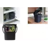 EDA KOMPOST 6L antraciet compostbak met deksel en handgreep, recyclingkunststof 013119 R G.ANT