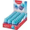 Maped ARCTIC puntenslijper met spaanderbak, transparant blauw, 25-displaydoos 034037