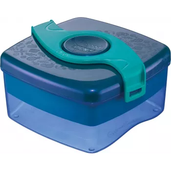 Maped PICNIK ORIGINS broodtrommel 1,4L aqua met 2 vakken, uitneembare bak & verdeler 870108