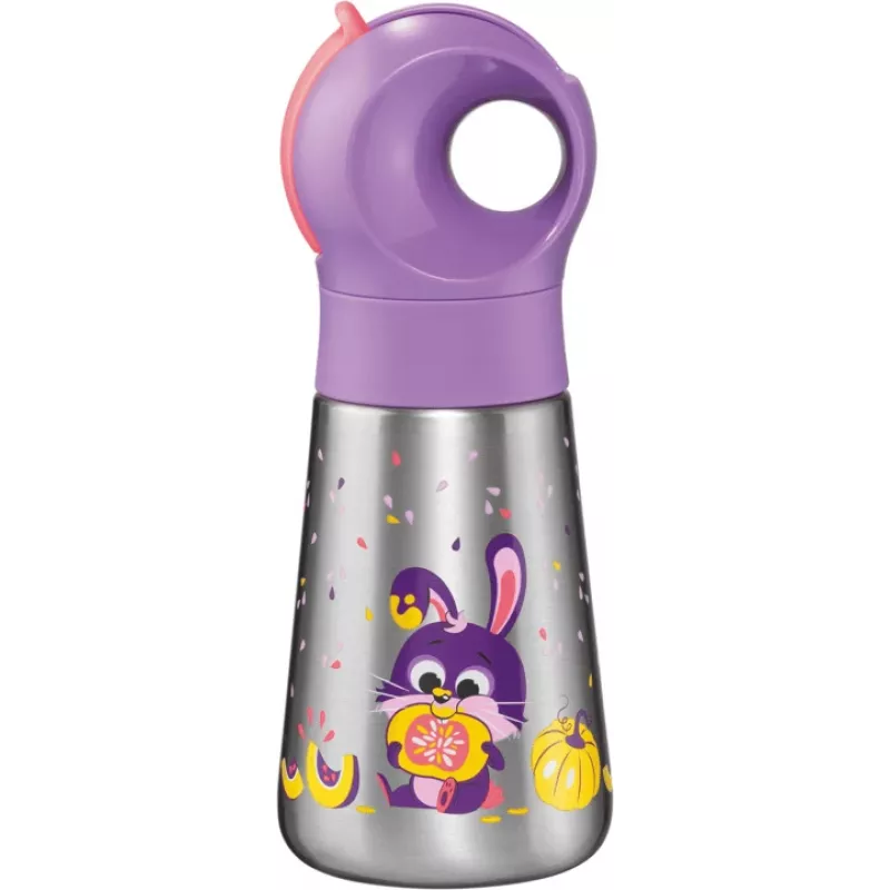 Maped PICNIK isoleer-drinkfles haas 350 ml roestvrij staal met rietje 873002
