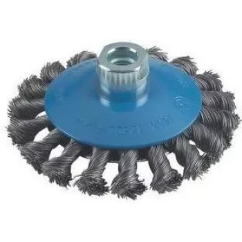 Bosch kegelborsel, geknoopt draad, 100 mm, 0,5 mm, 12500 t/min, M14 2608622011
