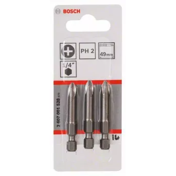 Bosch Professional Extra Hard Phillips PH2 49mm schroefbits 3-pack 2607001528