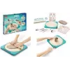 Maped Creativ pottenbakstudio-set voor kinderen vanaf 5 jaar, luchtrockende klei met 6 kleuren, gereedschap, penselen en lak 907224