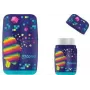 Maped Pixel Party gum & puntenslijper combi, dubbel gat, transparant opvangbakje, diverse kleuren 049223