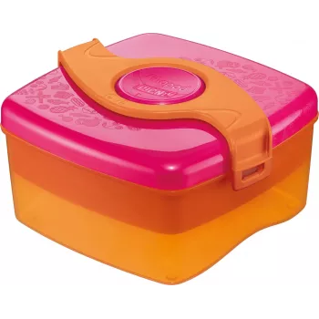 Maped PICNIK ORIGINS broodtrommel 1,4L roze/oranje met 2 vakken en uitneembaar bakje 870107