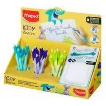 Maped KIDY Learn Uitwisbare rollerballpen, 0,7 mm, display van 18 stuks (229503)
