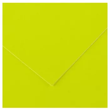 Canson Vivaldi kleurpapier, 500 x 650 mm, 250 g/m², neongeel, 25 vel (C200403809)