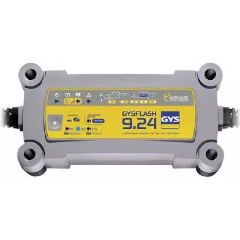 GYS FLASH 9.24 automatische acculader 6V/12V/24V 9A/9A/6A 029477