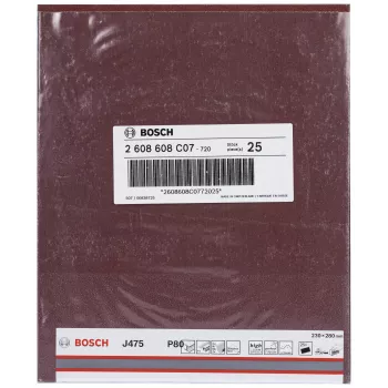 Bosch Best for Metal J475 schuurrol P80 100 mm x 50 m 2608608C07