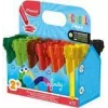 Maped Color'Peps Infinity driehoekig kleurpotloodset, 72 verschillende kleuren, massieve stiften, breukvast, gaat 8x langer mee dan jumbo kleurpotloden 864602