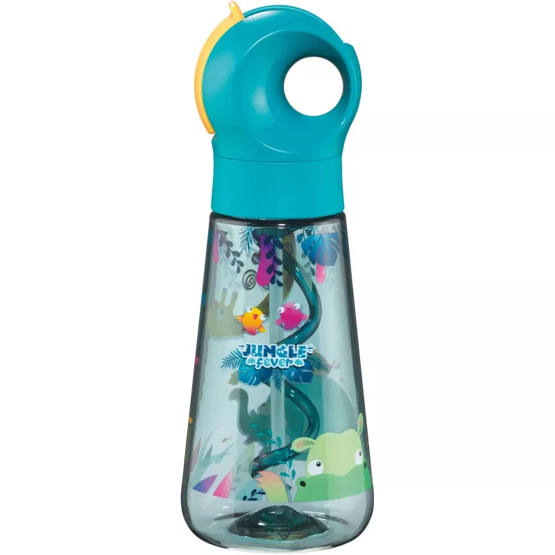 Maped PICNIK JUNGLE FEVER drinkfles, 0,5 L, turquoise, Ecozen met rietje 873199