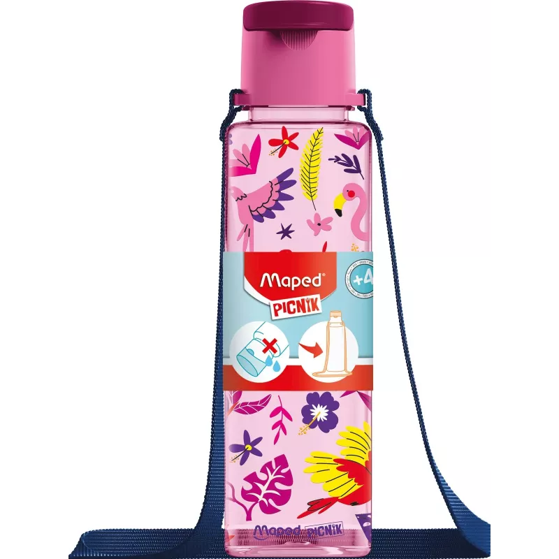 Maped PICNIK Access Birds drinkfles 0,5 L roze 876702
