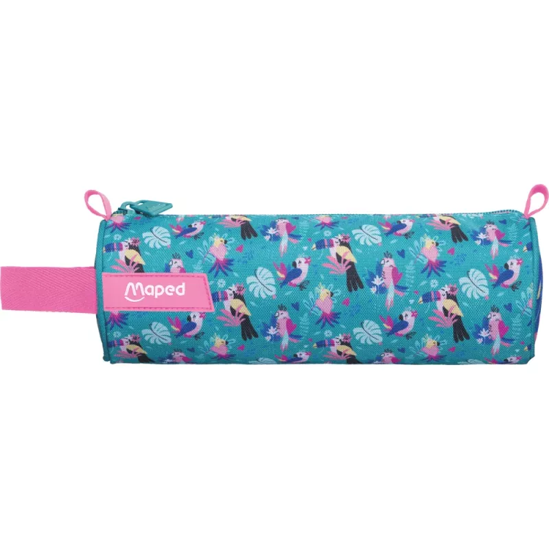 Maped Tropical rol-etui, polyester, rits, draagoog, veelkleurig 932904