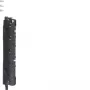 HAGER UZ45S3 linker verzamelrailhouder, 5-polig, 355A, 45mm rastermaat, grijs