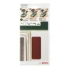 Bosch 2609256A80 klittenband-schuurbladen, 185 x 93 mm, korrel 40, 10-pack