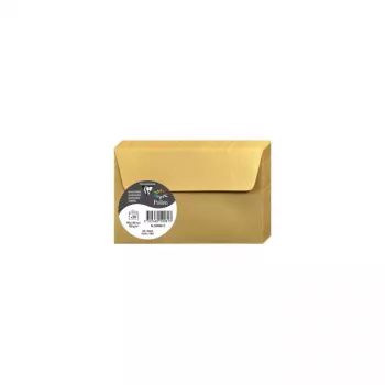 Pollen by Clairefontaine enveloppe 90x140 mm, goud, 120 g/m², pH-neutraal, zuurvrij - 1 stuk 50081C