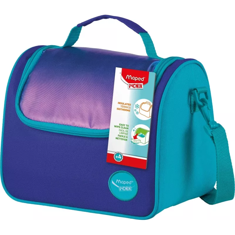 Maped PICNIK ORIGINS geïsoleerde lunchtas met schouderband, aqua, 100% polyester, PEVA voering 872108