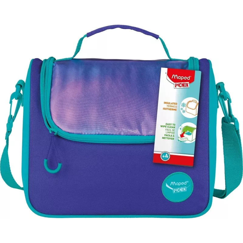 Maped PICNIK ORIGINS geïsoleerde lunchtas met schouderband, aqua, 100% polyester, PEVA voering 872108